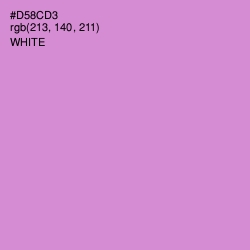 #D58CD3 - Light Orchid Color Image