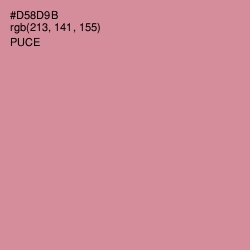 #D58D9B - Puce Color Image