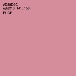 #D58D9C - Puce Color Image