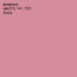 #D58D9D - Puce Color Image