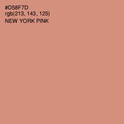 #D58F7D - New York Pink Color Image