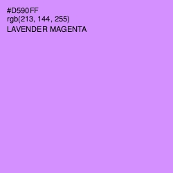 #D590FF - Lavender Magenta Color Image