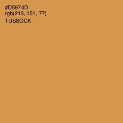 #D5974D - Tussock Color Image