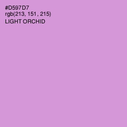 #D597D7 - Light Orchid Color Image