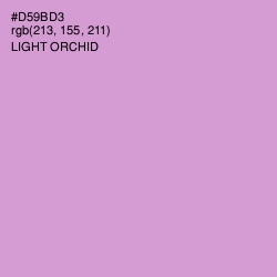 #D59BD3 - Light Orchid Color Image