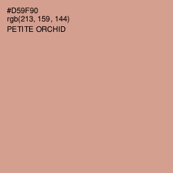 #D59F90 - Petite Orchid Color Image