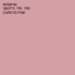#D59FA6 - Careys Pink Color Image