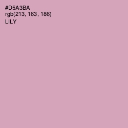 #D5A3BA - Lily Color Image