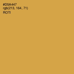 #D5A447 - Roti Color Image