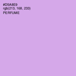 #D5A8E9 - Perfume Color Image