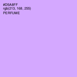 #D5A8FF - Perfume Color Image