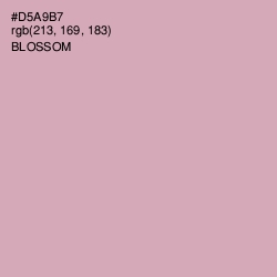 #D5A9B7 - Blossom Color Image