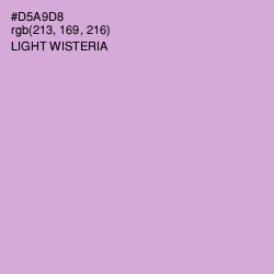 #D5A9D8 - Light Wisteria Color Image