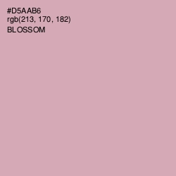 #D5AAB6 - Blossom Color Image
