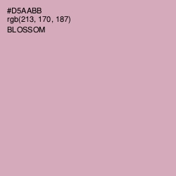 #D5AABB - Blossom Color Image