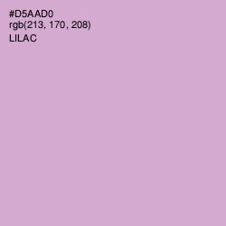 #D5AAD0 - Lilac Color Image