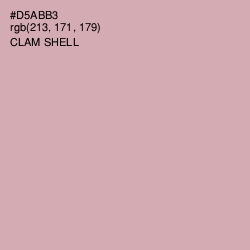 #D5ABB3 - Clam Shell Color Image