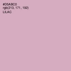 #D5ABC0 - Lilac Color Image