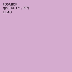#D5ABCF - Lilac Color Image