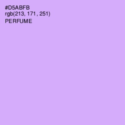 #D5ABFB - Perfume Color Image