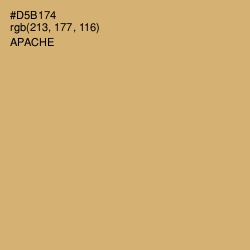 #D5B174 - Apache Color Image