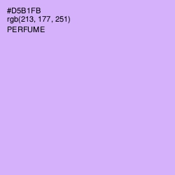 #D5B1FB - Perfume Color Image