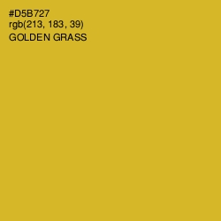 #D5B727 - Golden Grass Color Image
