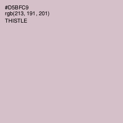 #D5BFC9 - Thistle Color Image