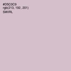 #D5C0C9 - Swirl Color Image