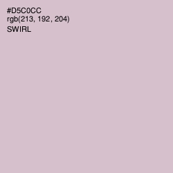 #D5C0CC - Swirl Color Image