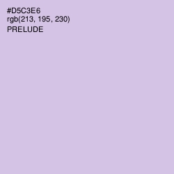#D5C3E6 - Prelude Color Image