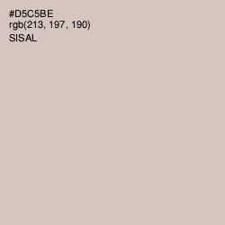 #D5C5BE - Sisal Color Image