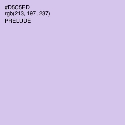 #D5C5ED - Prelude Color Image