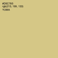 #D5C785 - Yuma Color Image