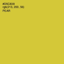 #D5C838 - Pear Color Image