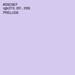 #D5C9EF - Prelude Color Image