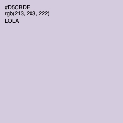 #D5CBDE - Lola Color Image