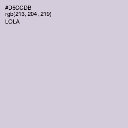 #D5CCDB - Lola Color Image
