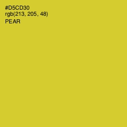 #D5CD30 - Pear Color Image