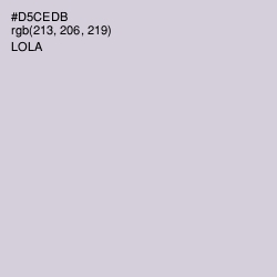 #D5CEDB - Lola Color Image