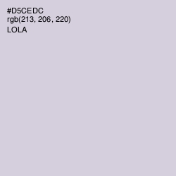 #D5CEDC - Lola Color Image