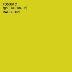 #D5D01C - Barberry Color Image