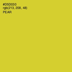 #D5D030 - Pear Color Image