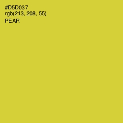 #D5D037 - Pear Color Image