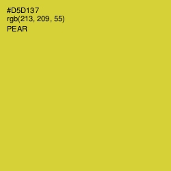 #D5D137 - Pear Color Image