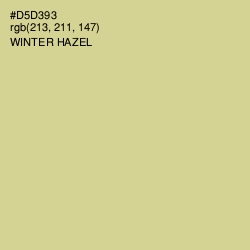 #D5D393 - Winter Hazel Color Image