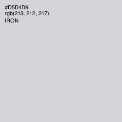 #D5D4D9 - Iron Color Image