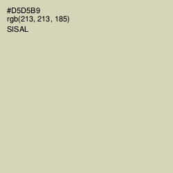 #D5D5B9 - Sisal Color Image