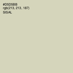 #D5D5BB - Sisal Color Image