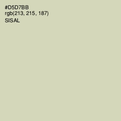 #D5D7BB - Sisal Color Image